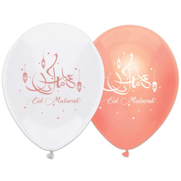 Ballon 'Eid Mubarak' 12 inch inhoud 6