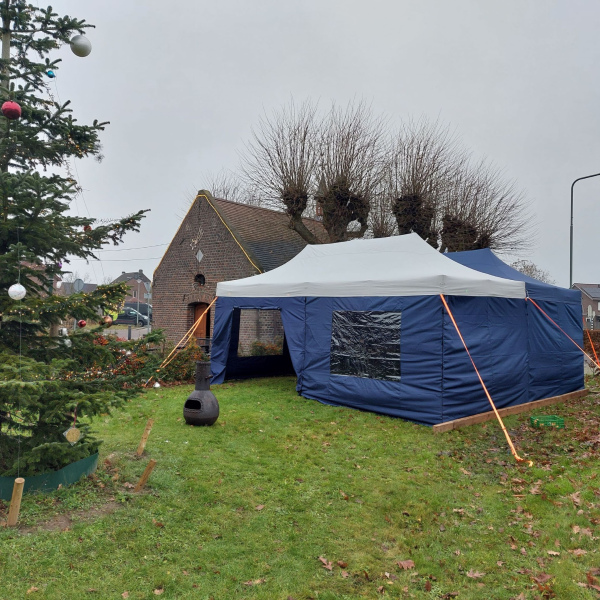 Partytent 6x6 pakket 4